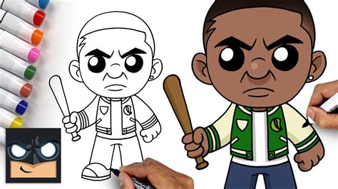 how to draw gta 5 franklin|Drawing Franklin from GTA 5 .